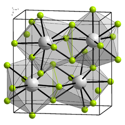 Kristallstruktur von Californium(III)-fluorid