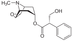 Strukturformel des L-Scopolamins