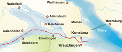 Lage der Reichenau