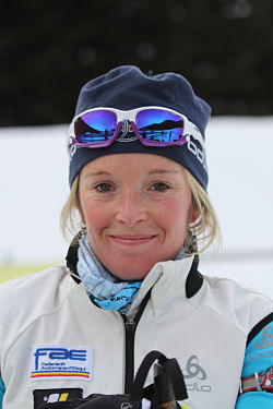 Laure Soulie beim IBU-Cup 2010 in Obertilliach