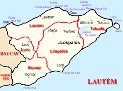 Lospalos im Zentrum des Distrikt Lautém