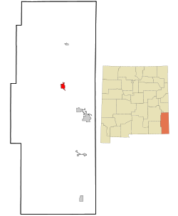 Lage von Lovington im County und in New Mexico