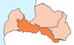 Karte Bistum Jelgava