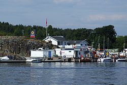 Yachthafen auf Lindøya