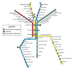 Liniennetz Stadtbahn Bielefeld mit Stationsnamen.svg
