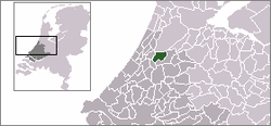 Lage von Alkemade in den Niederlanden