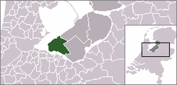 Lage von Almere in den Niederlanden