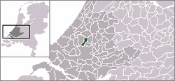 Lage von Berkel en Rodenrijs in den Niederlanden