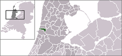 Lage von Beverwijk in den Niederlanden