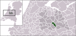 Lage von Bunnik in den Niederlanden