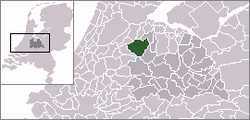 Lage von De Ronde Venen in den Niederlanden