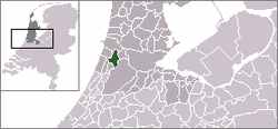 Lage von Haarlem in den Niederlanden