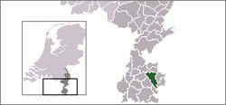 Lage der Gemeinde Heerlen in den Niederlanden