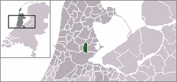 Lage von Landsmeer in den Niederlanden