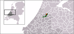 Lage von Leimuiden in den Niederlanden