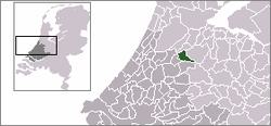Lage von Liemeer in den Niederlanden