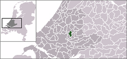 Lage der Gemeinde Nieuwerkerk aan den IJssel in den Niederlanden