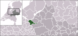 Lage der Gemeinde Nijkerk in den Niederlanden