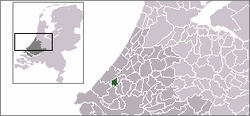 Lage von Rijswijk in den Niederlanden