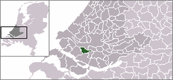 Lage von Spijkenisse in den Niederlanden