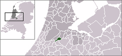 Lage von Uithoorn in den Niederlanden