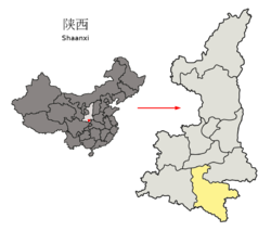 Location of Ankang Prefecture within Shaanxi (China).png