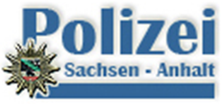 Logo der Polizei Sachsen-Anhalt mit Polizeistern