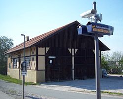 Lokschuppen in Eschenau
