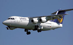 BAe 146-200 der Lufthansa CityLine