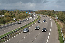 Der Motorway in Devon