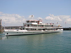 Das MS Baden im Hafen von Konstanz