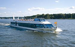 Auf dem Großen Wannsee in Berlin