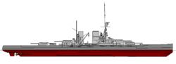 Seitenriss der Mackensen-Klasse