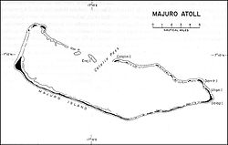 Karte des Majuro-Atolls