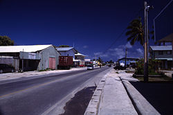 Eine Straße in Majuro (2000)