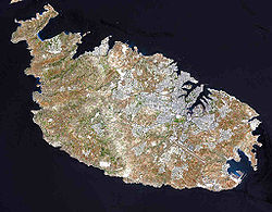Satellitenbild Malta