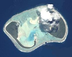 Satellitenbild von Manuae