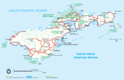 Karte von Tutuila