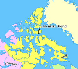 Karte von Lancastersund