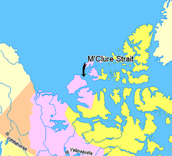 Karte von McClure Strait