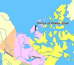 Karte von Prince of Wales Strait