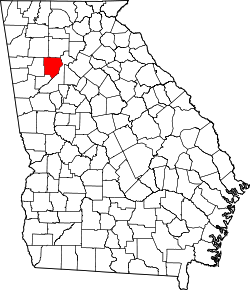 Karte von Cobb County innerhalb von Georgia