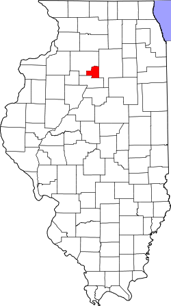 Karte von Putnam County innerhalb von Illinois