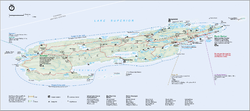 Karte der Isle Royale