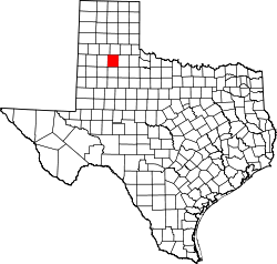 Karte von Floyd County innerhalb von Texas