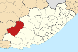 Map of the Eastern Cape with Camdeboo highlighted (2011).svg