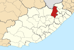 Map of the Eastern Cape with Elundini highlighted (2011).svg