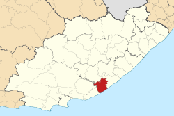 Map of the Eastern Cape with Ngqushwa highlighted (2006).svg