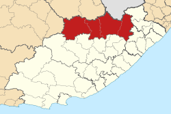 Map of the Eastern Cape with Ukhahlamba highlighted (2011).svg