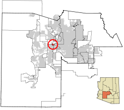 Maricopa County Incorporated and Planning areas Litchfield Park highlighted.svg